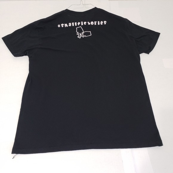 Next Level t-shirt Mondays We Do Butt Stuff Women's size large Black & White - Picture 3 of 6